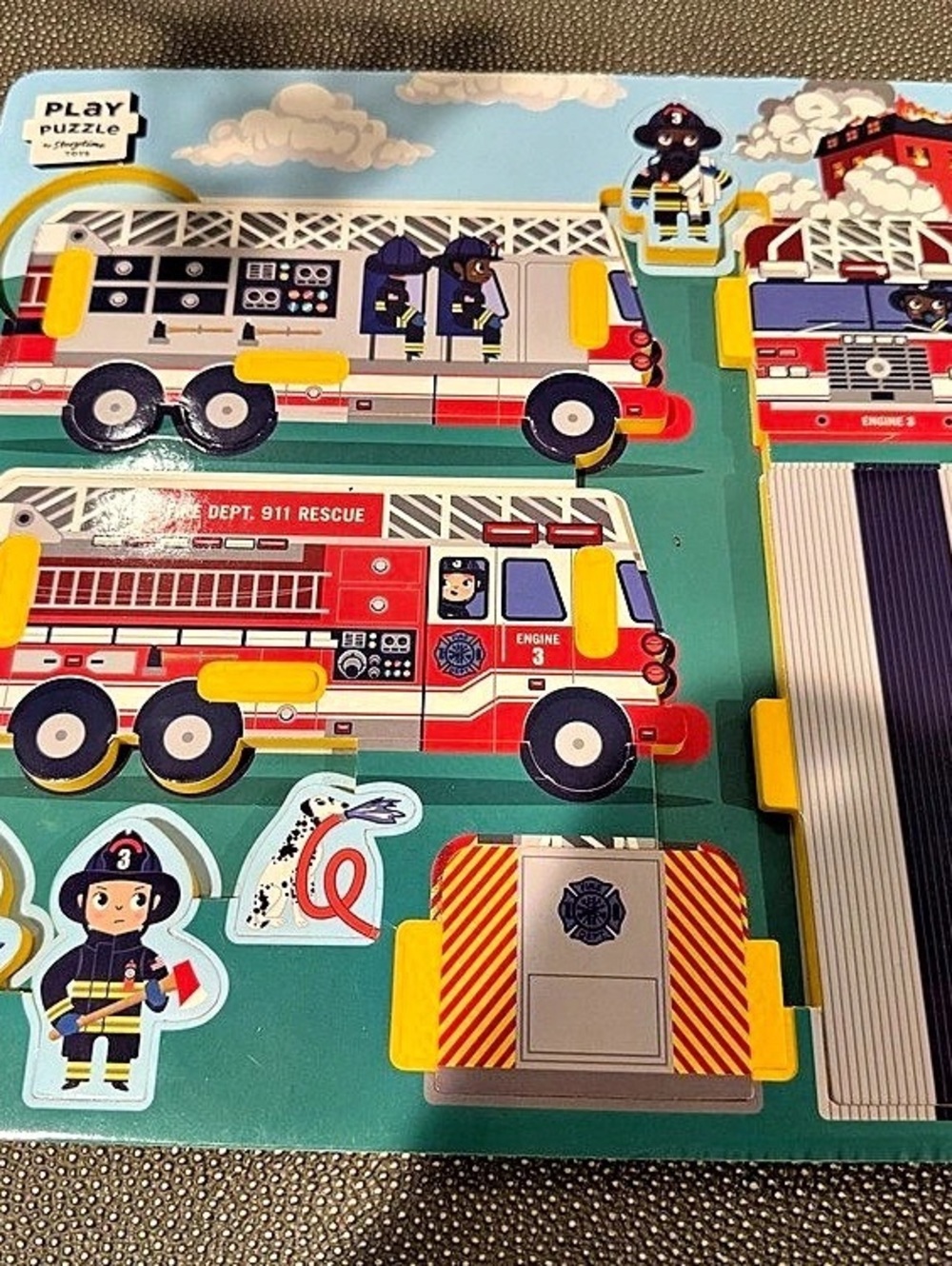 Storytime Toys Firetruck 3D Foam Play Puzzle